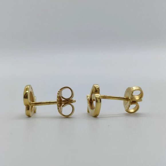 Tiffany and Co. Pierced Earring Loving Heart Picasso Gold 529-060225 - Picture 4 of 9